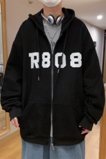 Y8886P45外景港风2024秋季新款连帽开衫外套卫衣百搭休闲宽松，男装卫衣，电商A026-1