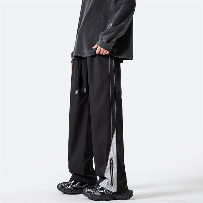 K8817P50光影墙2024春夏季新款字母抽绳男款美式牛津布冲锋裤,男装休闲裤,电商A026