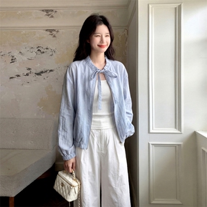 现货春夏主推款棉麻外套防晒衣p125-k198图片