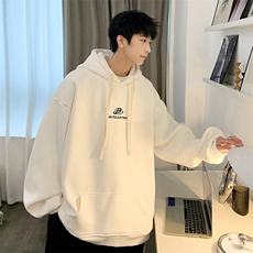 抖音得物供货可提供视频秋冬重磅美式宽松连帽卫衣DL2354，男装卫衣，电商A486