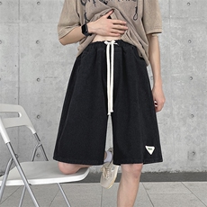 2024夏季新款抖音品质港风牛子贴标短裤男DK500-P38控价58，男装牛仔裤，星座914-6