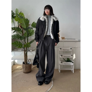 网图有货 狼王毛座山雕加厚保暖三防夹克棉服外套男女 A1112-P110图片
