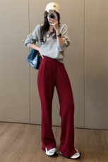 女春季新款连帽卫衣阔腿裤两件套，女装套装/套裙，江南