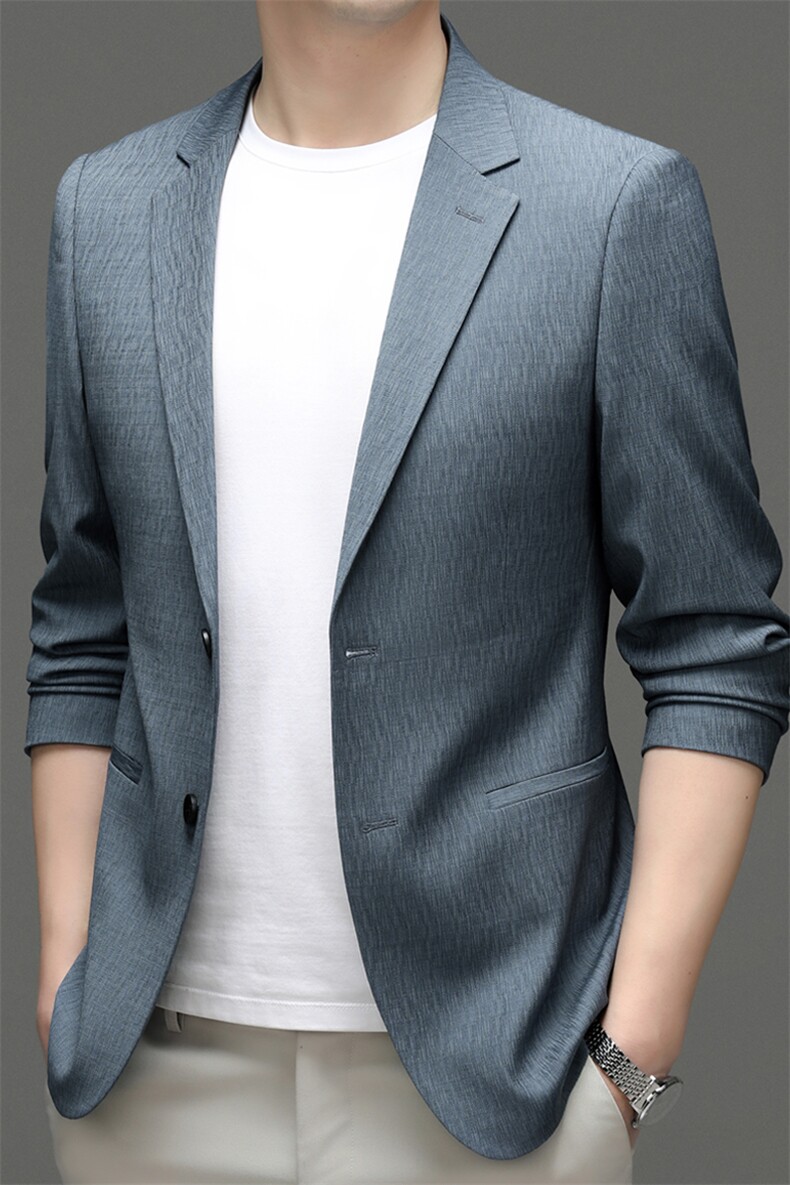 M5552-1钱塘2020-3春夏新款男士商务休闲西服简约薄款外套P135,男装西服,钱塘207-3