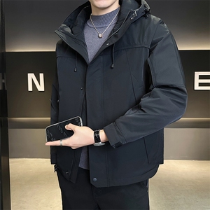 户外羽绒服男外套标50白鸭绒休闲上衣保暖连帽B317/6086/P225图片