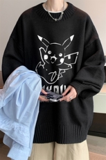 半高领毛衣男士大码针织衫男毛线衣男M18078-P45加绒款-P65，男装针织衫/毛衣，电商A040