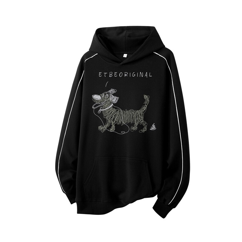 得物供货、复合重磅420克现货连帽卫衣宽松HD019-1-WYT2522-特P45,男装卫衣,电商019-1