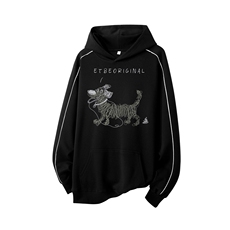 得物供货、复合重磅420克现货连帽卫衣宽松HD019-1-WYT2522-特P45，男装卫衣，电商019-1