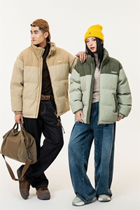 现货新款潮牌棉袄外套玉米格加厚棉衣面包服 A436-0899-P80图片