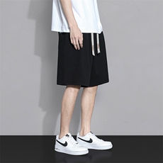 抖音直播款清凉冰丝裤百搭宽松潮牌五分裤子男HX1046TP30控价48，男装休闲裤，电商A102