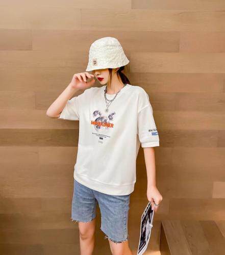 夏季新款—米奇圆领卫衣，女装卫衣/绒衫，E·贝空间