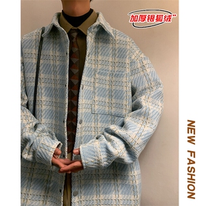 特批P65无差价薄款改小香风棉服男港风潮银狐绒加厚外套J547J加绒图片