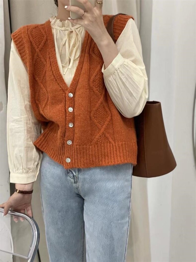 羊毛马夹，女装马夹，FAILISI(2F)