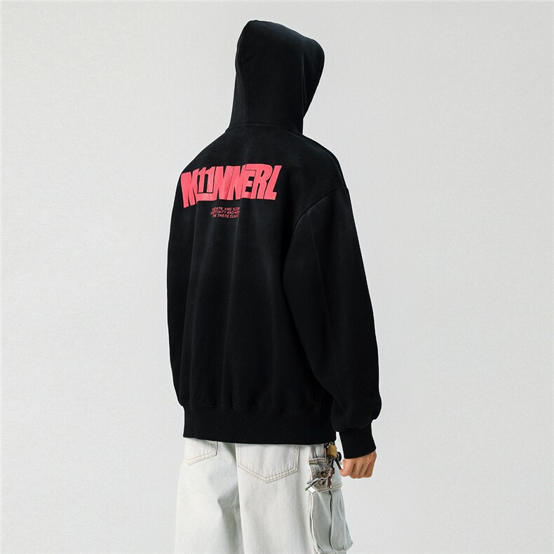25新春字母扎染宽松潮牌韩版连帽卫衣W5002/P89128,男装卫衣,星座202-3