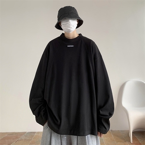 现货 DR110-P32特 无差价控58 自制半高领双面高克重德绒打底衫图片