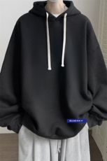 连帽卫衣男大码运动服帽衫外套WY2202-P35加绒款-P40，男装卫衣，电商A040