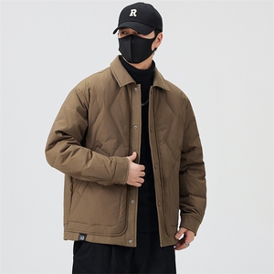 口罩风新标90白鸭绒 2025潮流时尚拼接羽绒服男YR6062-P200图片