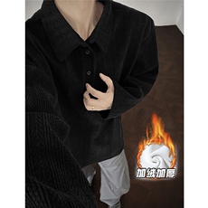 现货T1015-常规P35特控68加绒P40特大码麦穗条长袖T恤，男装T恤，电商D232