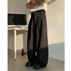 春装马吉拉cleanfit黑色西裤男垂感宽松西装长裤男KH131特P45，男装休闲裤，电商A341