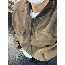 【有货】M8067LL-特83美式复古灯芯绒工装夹克cleanfit夹棉外套，男装夹克，星座1007（原301D）