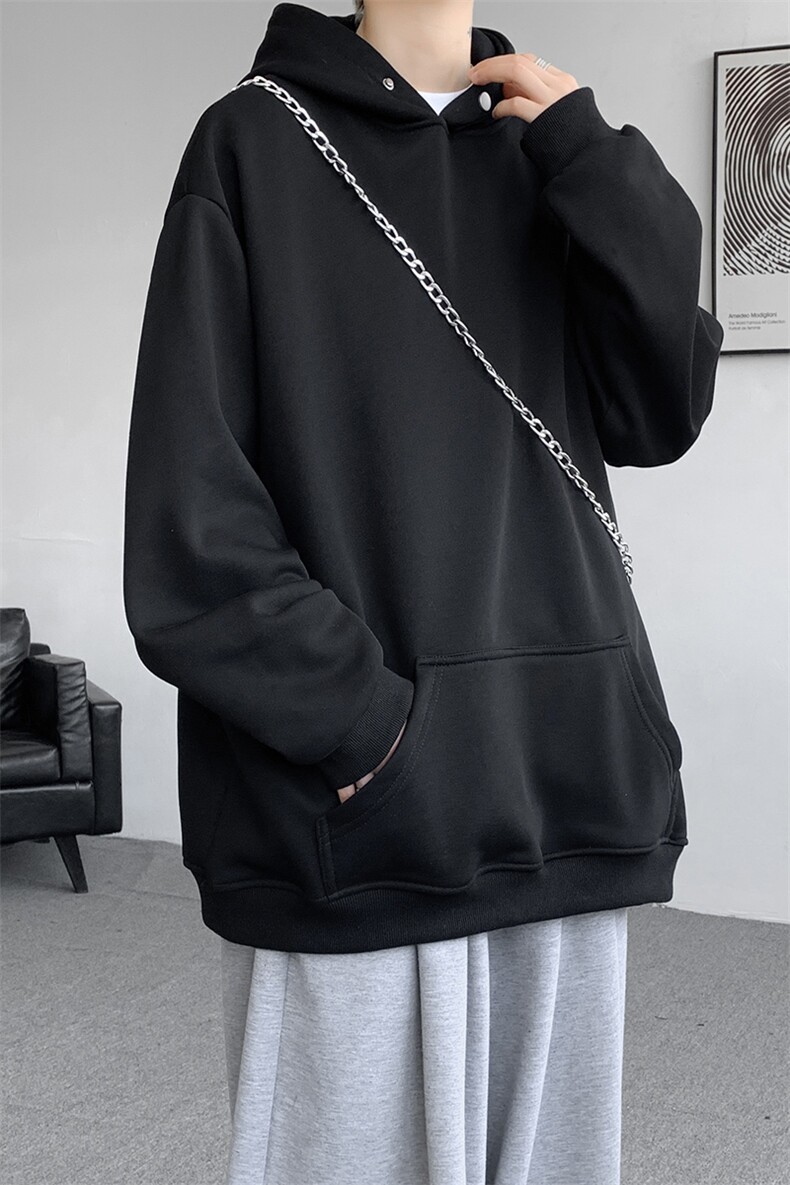 8XL-M美式连帽卫衣男高级感外套hiphop特大码上衣潮WY10P55控78,男装卫衣,电商D206-1