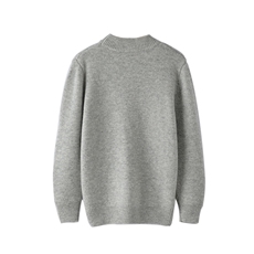 2025年秋季新款百搭女士斑马提花长袖羊毛衫，童装儿童羊毛衫，魁星羊绒