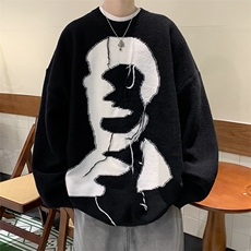秋冬新款毛衣男休闲时尚港风针织打底衫MY039-P50，男装针织衫/毛衣，星座308B-2