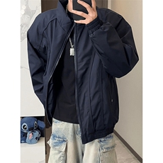 现货美式休闲加厚雪山棉衣夹克外套立领纯色三防户外工装棉服，男装夹克，电商A486-1