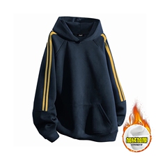 480G重磅加绒硬挺boxy男女秋冬季美式高街结构宽松织带卫衣厚外套，女装短外套，电商A486