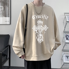 控58麂皮绒卫衣男大码重磅长袖t恤男JW81268-P38，男装卫衣，电商A040