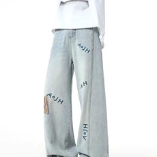 复古提花刺绣新款牛仔裤男513CK1868P43，男装牛仔裤，星座513