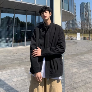 立领夹克男韩版潮流宽松简约短款小外套JC305P55图片