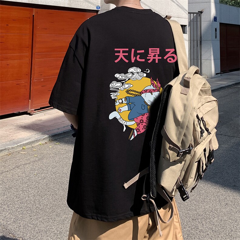 DX17012-P20纯棉短袖t恤男大码半袖打底衫宽松体恤衫港风,男装T恤,电商A040