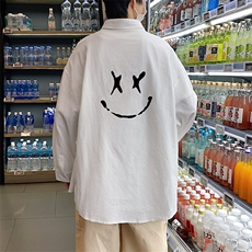 CS15190-P38长袖衬衫男士大码宽松衬衣男寸衫男寸衣，男装衬衫，电商A040