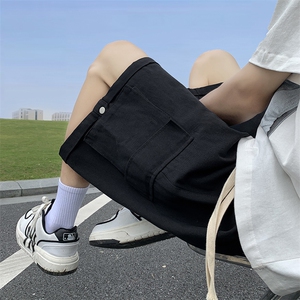工装短裤男士韩版潮流大口袋夏季2024宽松ins休闲五分裤K5503-P34图片