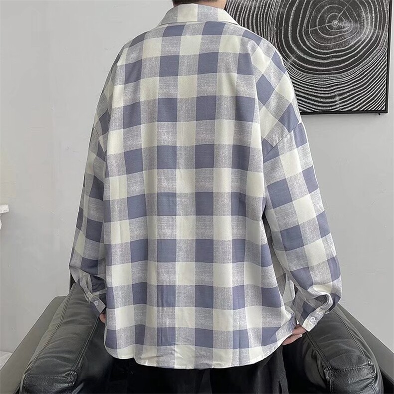 长袖衬衫男港风日系外套C8011P32,男装衬衫,星座1116-2