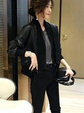 2022秋季新款欧货潮流高级感显瘦时尚百搭短款外套，其它，L·H·X