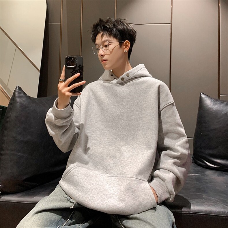 重磅卫衣男生2024年秋冬季新款痞帅帽衫衣服连帽外套男款NK01/P50,女装短外套,星座506