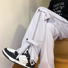 K8021/P40加绒P50现货户外机能防水冲锋裤男开叉拉链休闲裤，男装休闲裤，电商A141