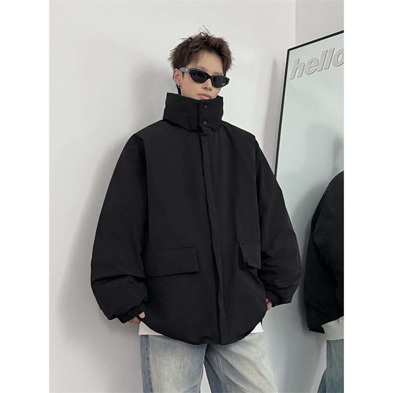 复古美拉德立领棉衣男女潮牌宽松加厚保暖棉服外套M057-P76,男装棉衣,星座308B-2