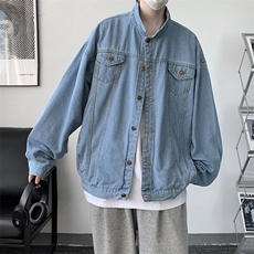 牛仔夹克男大码牛仔外套男茄克NJ77281-P60，男装夹克，电商A040