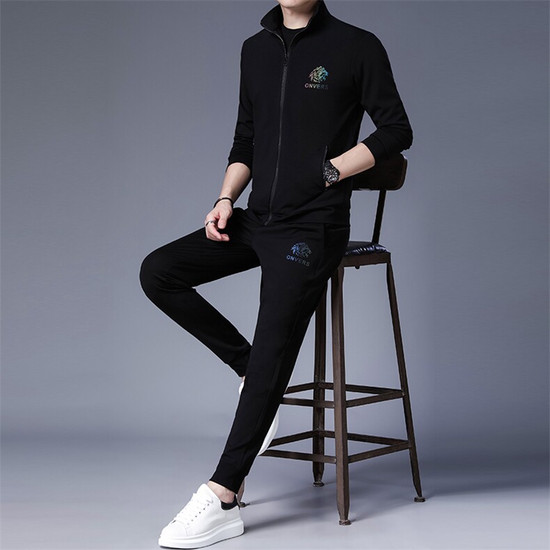 SA8927-3钱塘2020-2时尚休闲简约百搭中青年男士卫衣套装P240,男装休闲套装,钱塘207-2