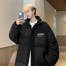 网络图现货潮牌hiphop字母印花立领新款休闲情侣款棉服JY308-P58，男装棉衣，星座715-7