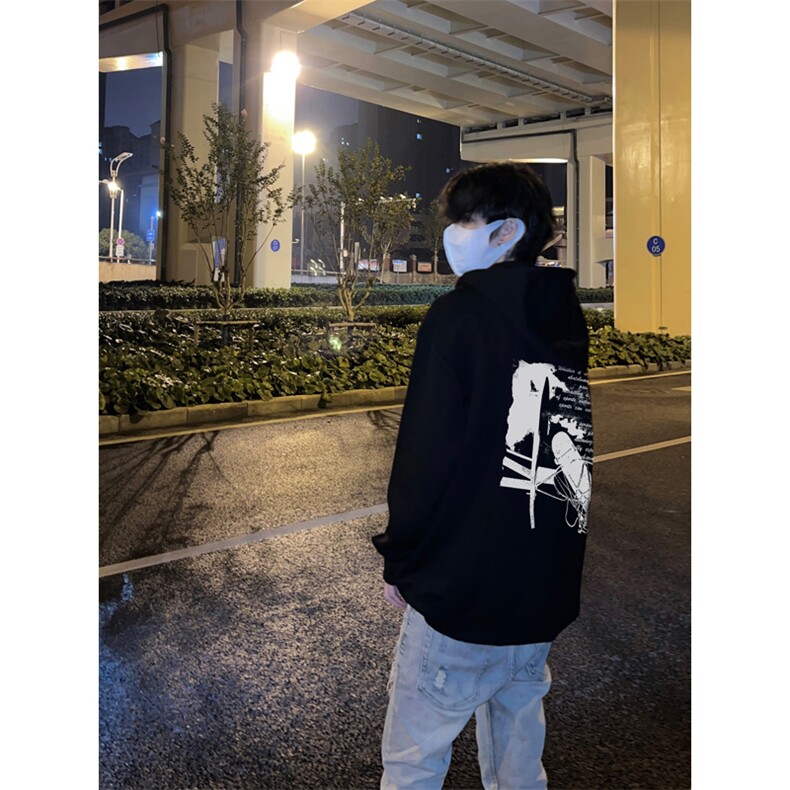 网红正能量英文连帽卫衣图片