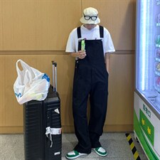 【2025春夏】背带裤男直筒工装裤长裤吊带连体裤女,男装工装外套,星座112A