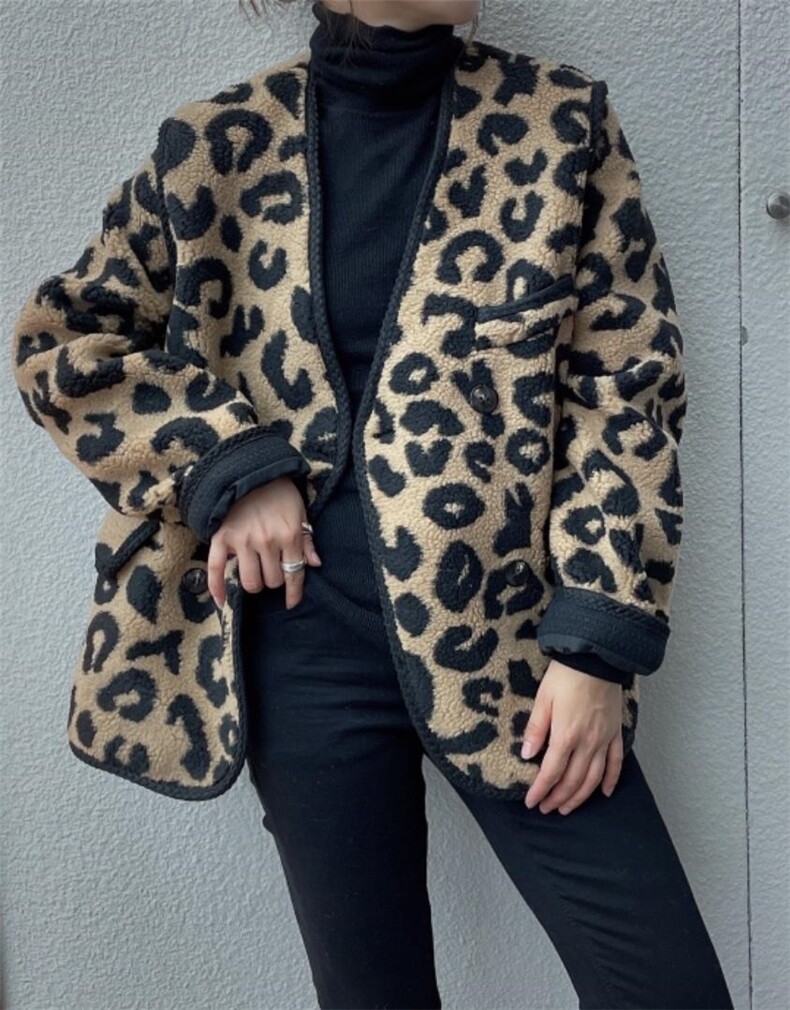 菱形格、豹纹外套，其它，麦缇诺