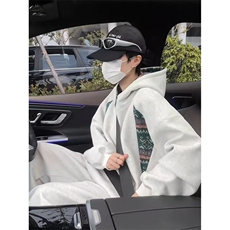 JY404-P38卫衣男连帽春秋季ins港风宽松潮牌，男装卫衣，星座1501-3
