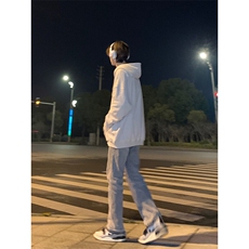 美式hiphop纯色修身直筒牛仔裤控价68，男装牛仔裤，星座310A-4
