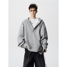 现货WY5535-P55特控98M-5XL高品质华棉刺绣连帽卫衣，男装卫衣，电商D232