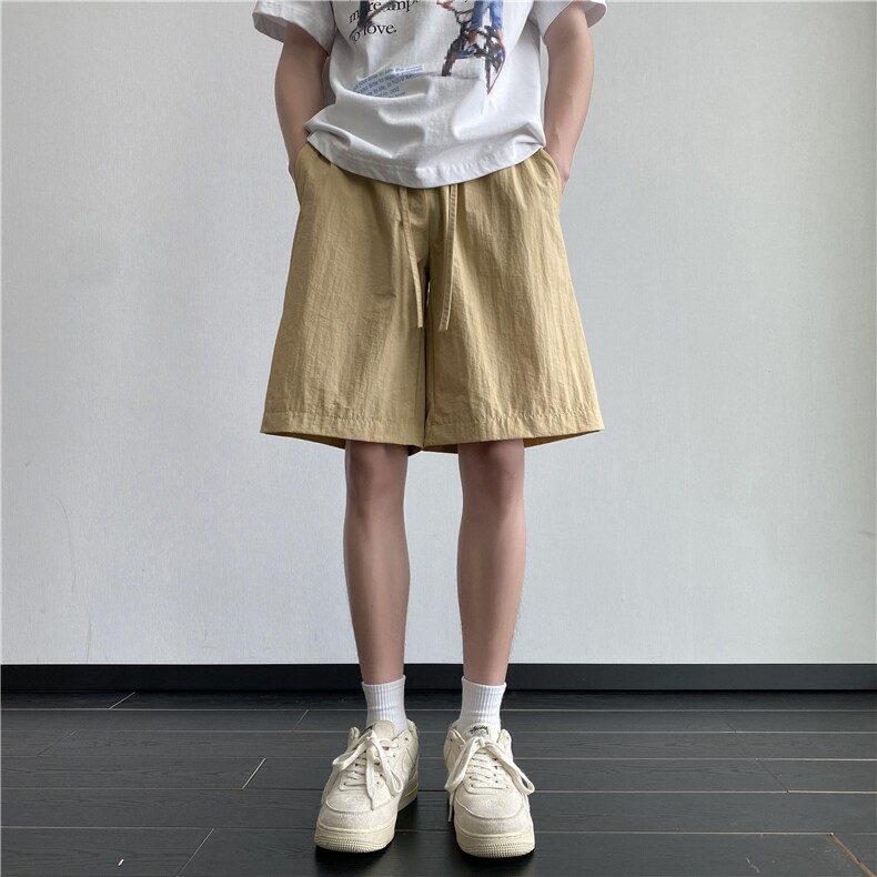 2025夏季新款冰丝透气简约宽松五分裤B315-K24150-特P20控39,男装休闲裤,电商B315